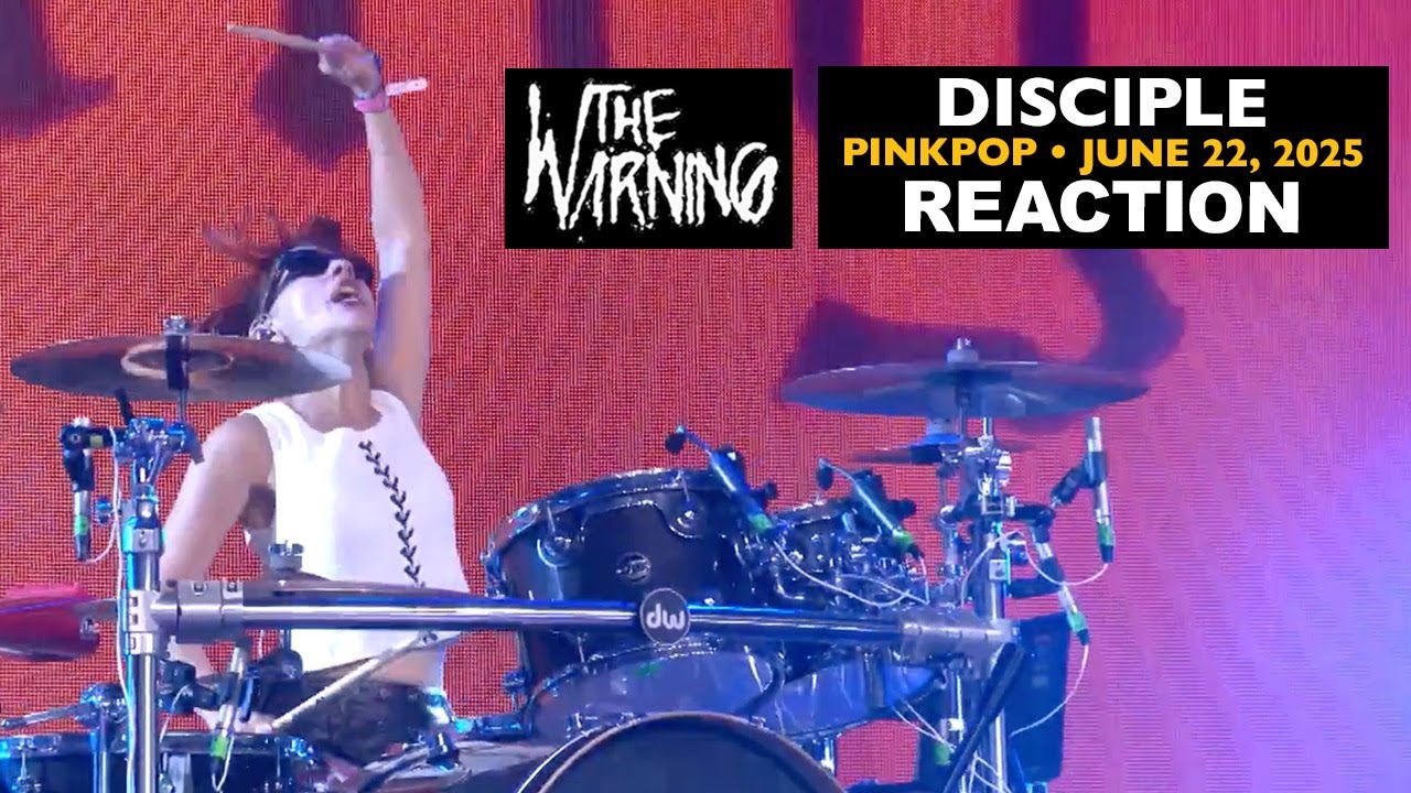 Musicians REACT to The Warning: Disciple (Pinkpop Festival, Netherlands, June 22 2025)