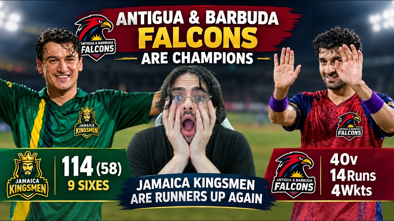 🔴Live: CPL FINAL | Antigua and Barbuda Falcons vs Jamaica Kingsmen | ABF VS JK | Score & Commentary