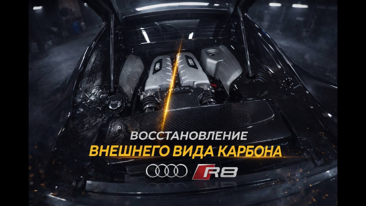 Воскрешаем внешний вид карбона. AUDI R8