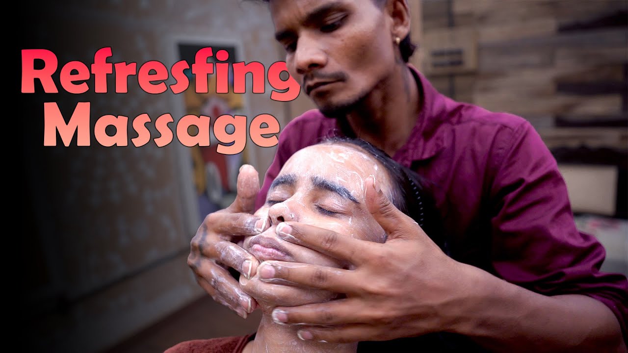 Face Cleansing ASMR Massage with Facewash | Master Cracker’s Relaxing Therapy