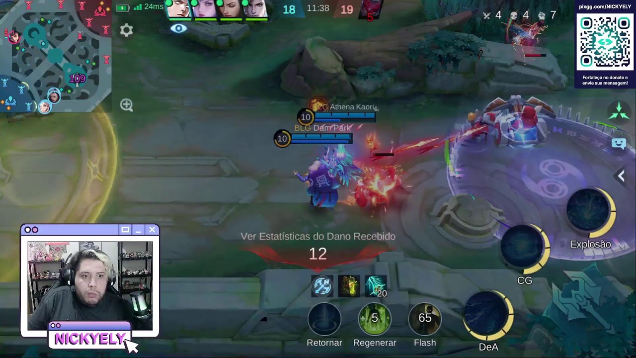 AO VIVO MOBILE LEGENDS BANG BANG (MLBB) - NICKYELY