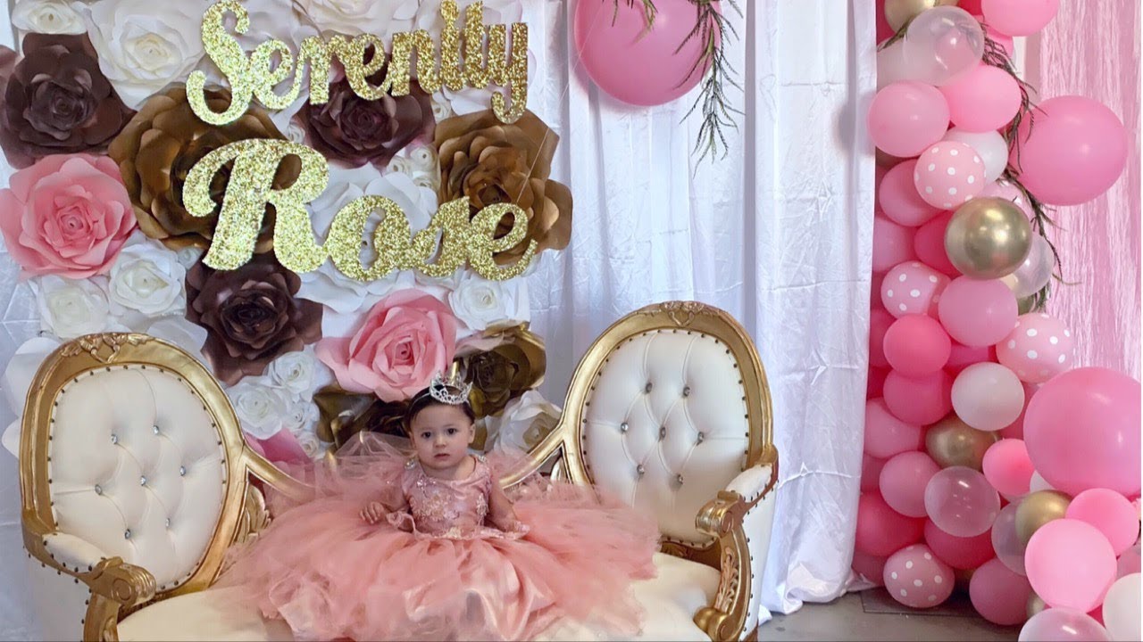 SERENITY'S FIRST BIRTHDAY PARTY **so beautiful**