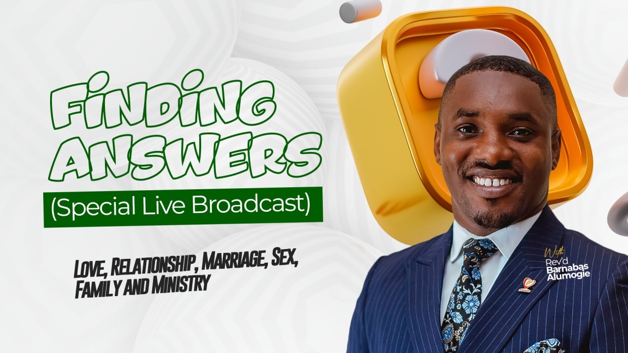 FINDING ANSWERS (SPECIAL LIVE BROADCAST) WITH REV'D BARNABAS ALUMOGIE || FEB 13,2026