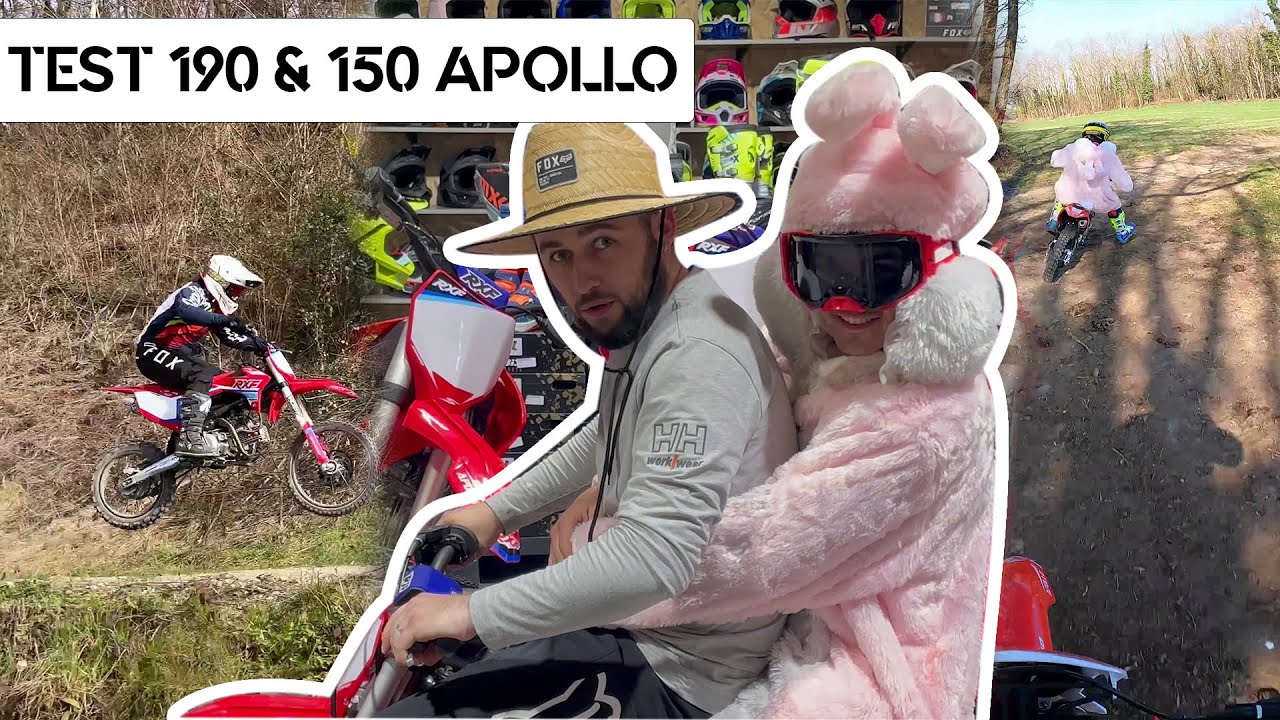 ON TEST LES MINICROSS / DIRT APOLLO RXF 190cc & 150cc