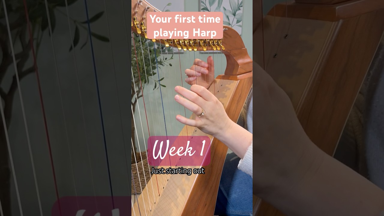 Week 1 vs Week 6 learning Harp!