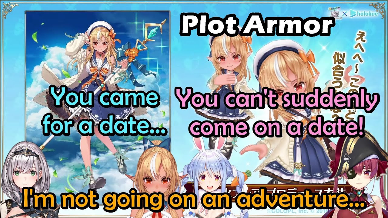 Pekora, Marine, Flare, and Noel Reacts To Flare's Outfit For Shironeko New World's X Hololive