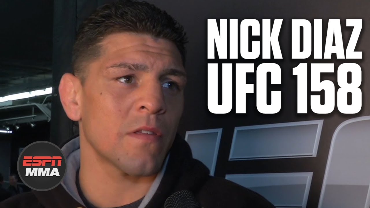Nick Diaz previews fight vs. Georges St-Pierre at UFC 158 (2013) | ESPN MMA Rewind