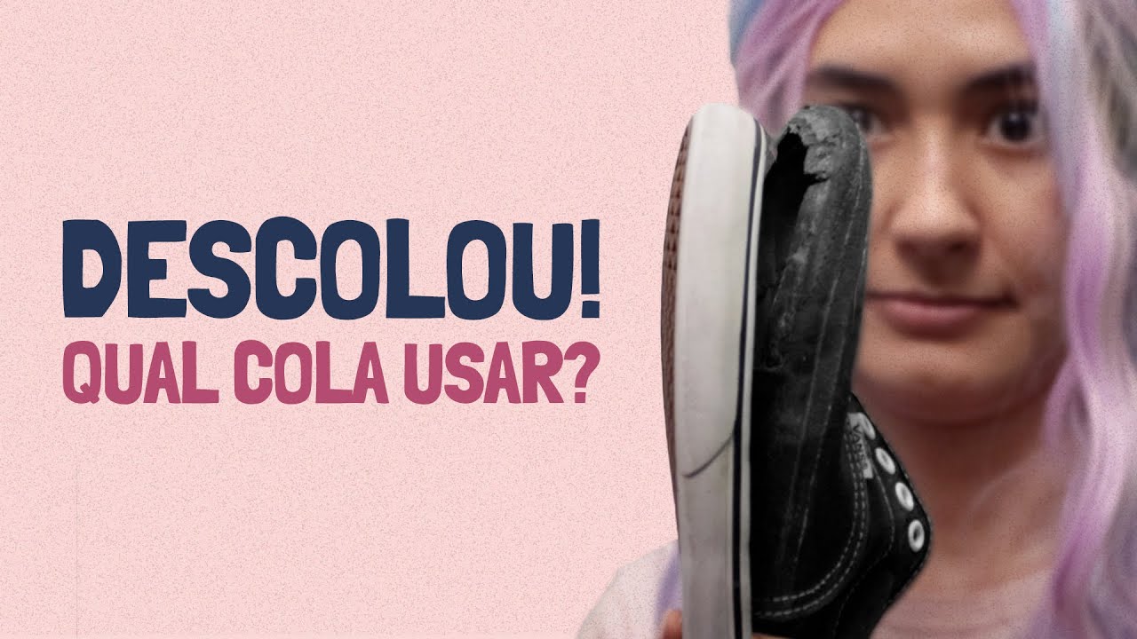 COLAR SOLADO de TÊNIS | Qual cola usar para colar um tênis?