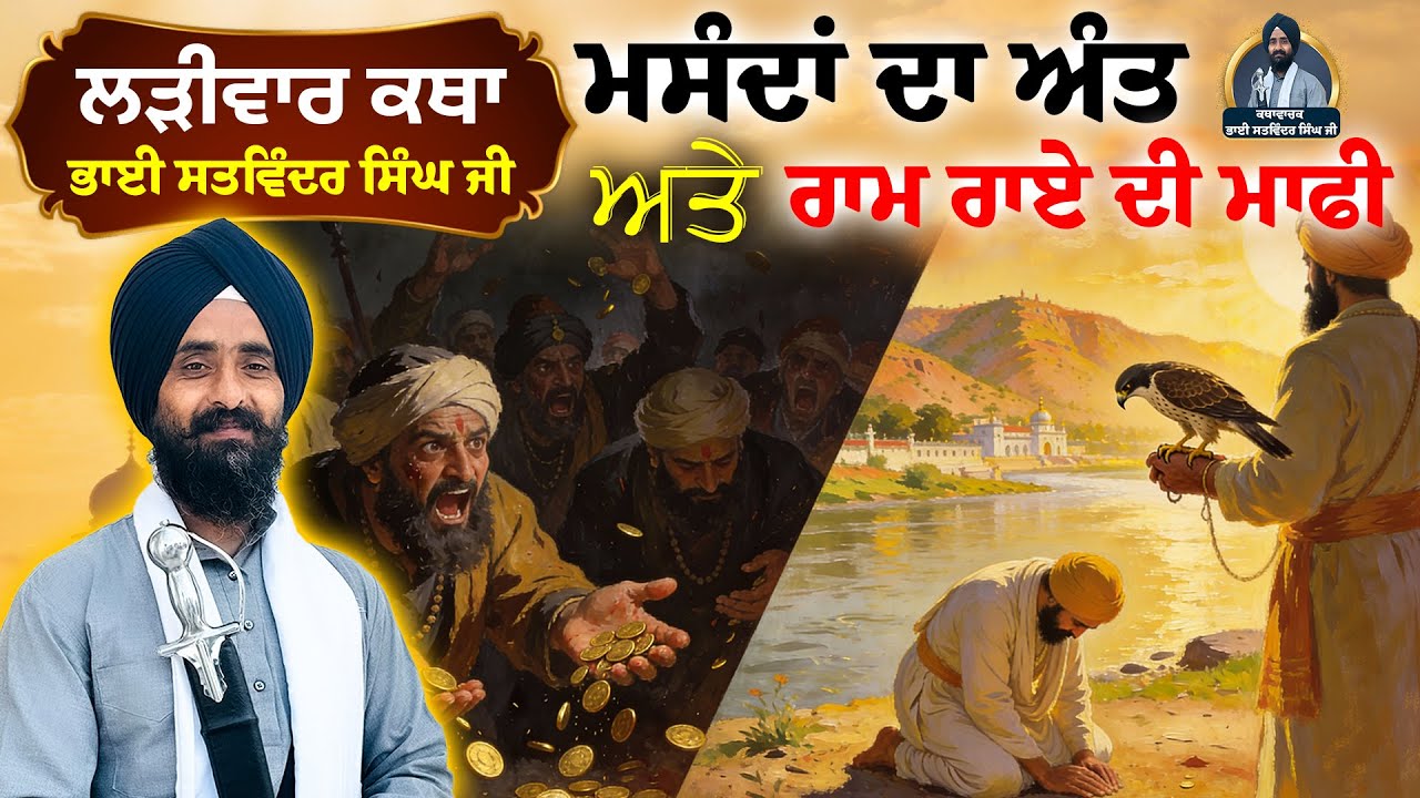 ਜਦੋਂ ਰਾਮ ਰਾਏ ਨੇ ਗੁਰੂ ਸਾਹਿਬ ਕੋਲੋਂ ਮਾਫੀ ਮੰਗੀ | ਮਸੰਦਾਂ ਦਾ ਅੰਤ ਕਿਵੇਂ ਹੋਇਆ? | Bhai Satvinder Singh Ji
