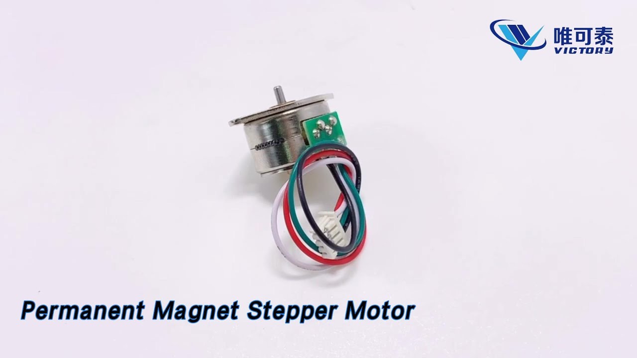 PM Permanent Magnet Stepper Motor 15mm Micro With Lead Screw