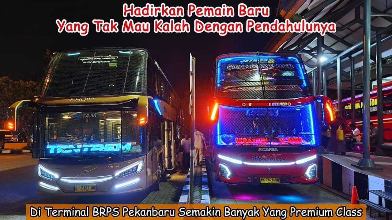 Pendatang baru di rute Pekanbaru - Medan hadir meramaikan Terminal Bus Pekanbaru