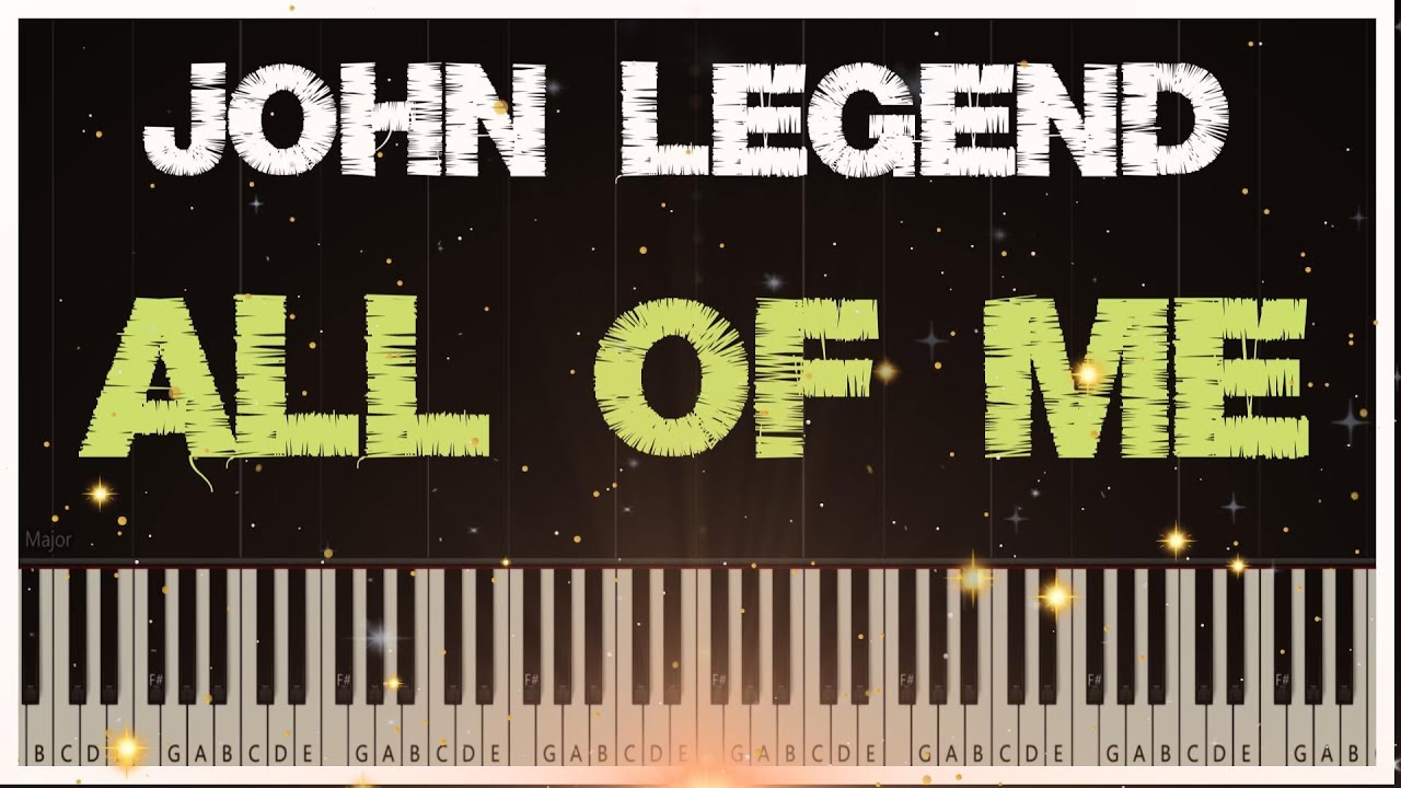 All of me - John Legend (Piano Tutorial)