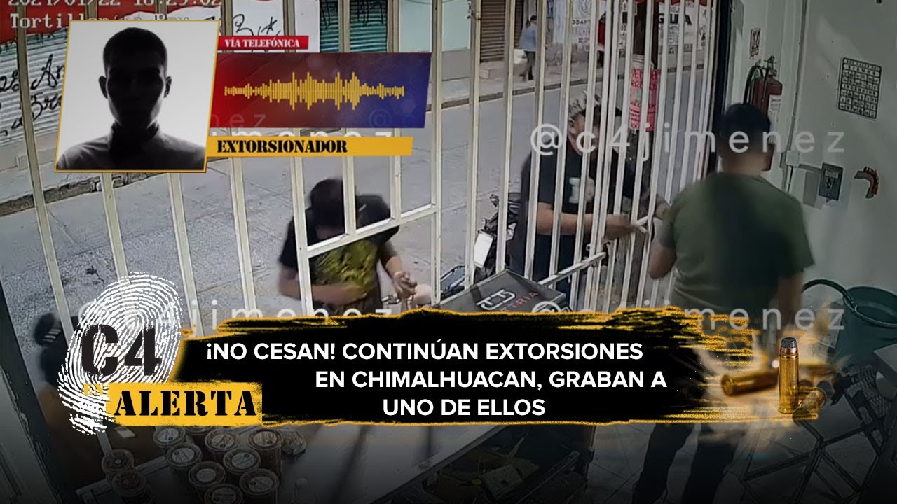 Graban llamada de extorsión de presunto integrante de 'La Empresa' a óptica de Chimalhuacán