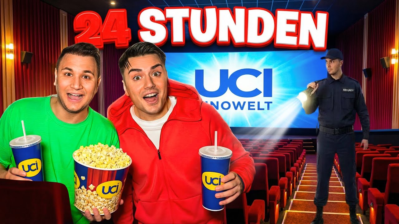 24 STUNDEN im KINO 🍿(geht schief)