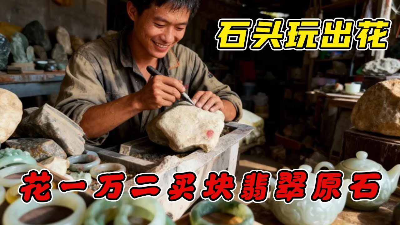 翡翠市場的水有多深？一萬二買來的教訓，影片直接擊碎你的撿漏美夢！