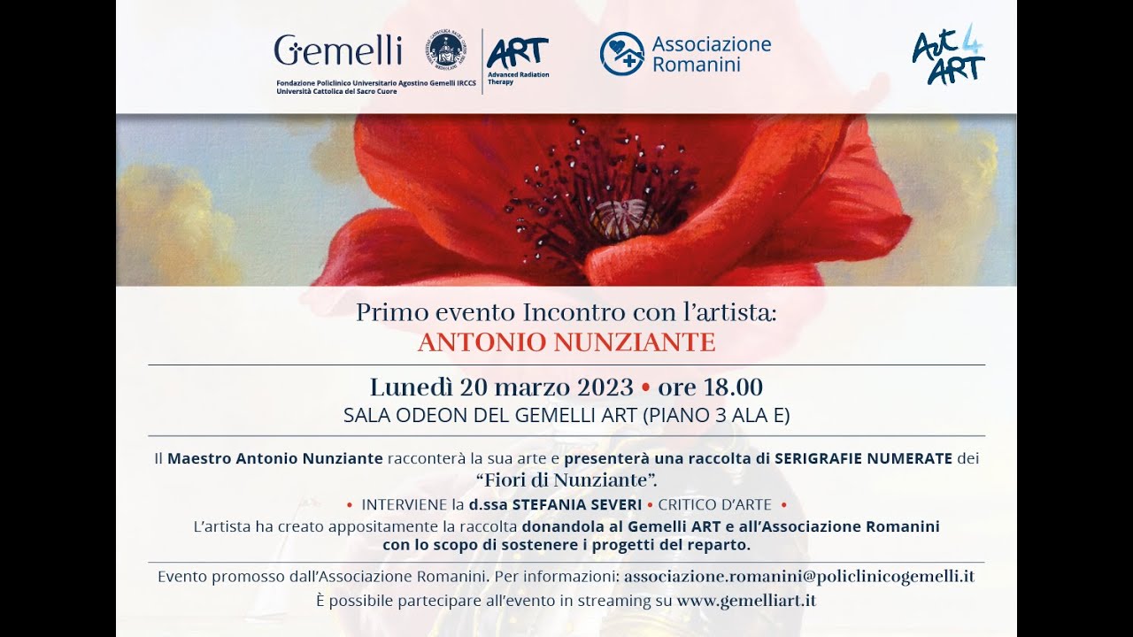 Gemelli ART- Incontro con l'artista: Antonio Nunziante