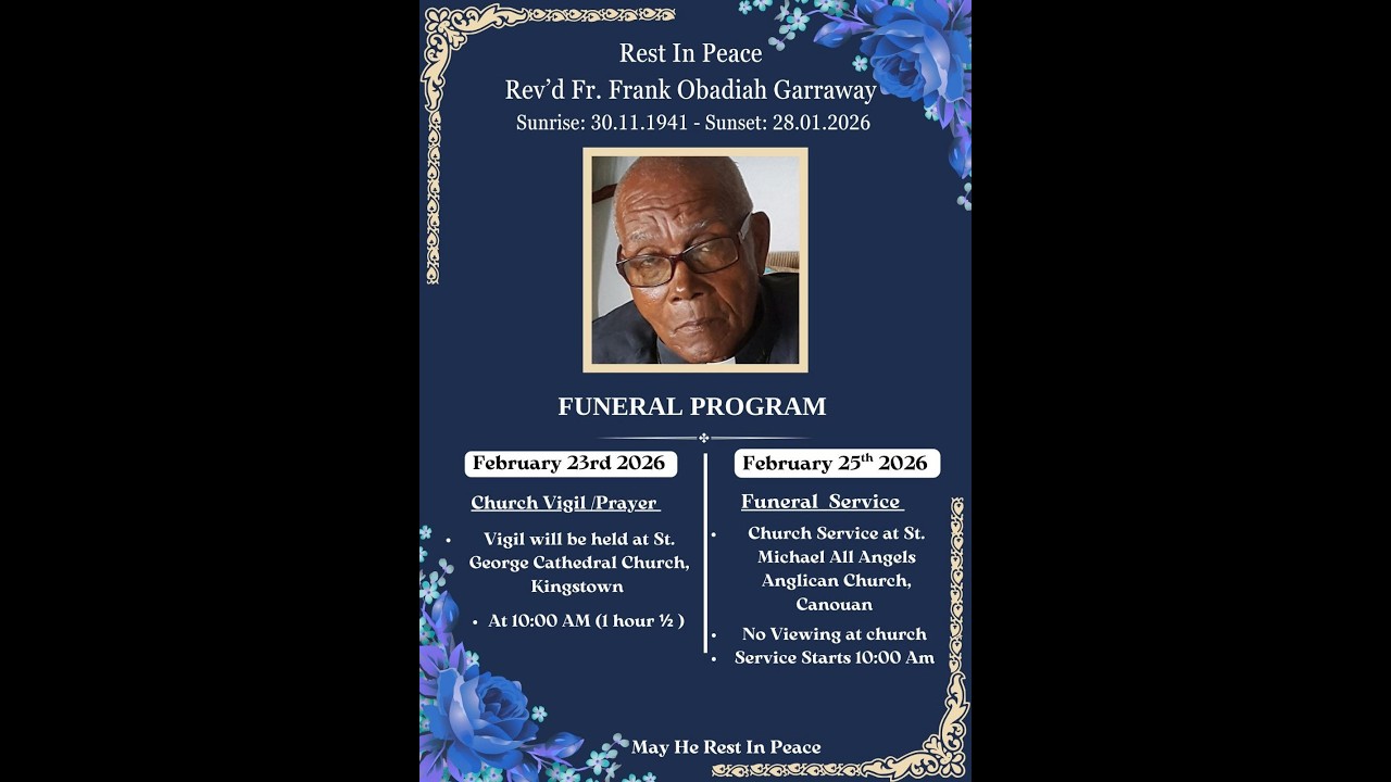 Funeral Eucharist of the Repose of the  FOR REV'D FR FRANK OBADIAH GARRAWAY