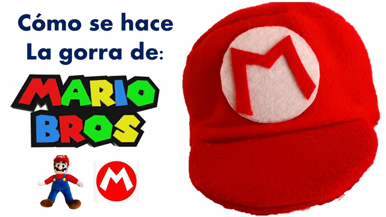 Как сделать шляпу Mario Bros из ткани!!