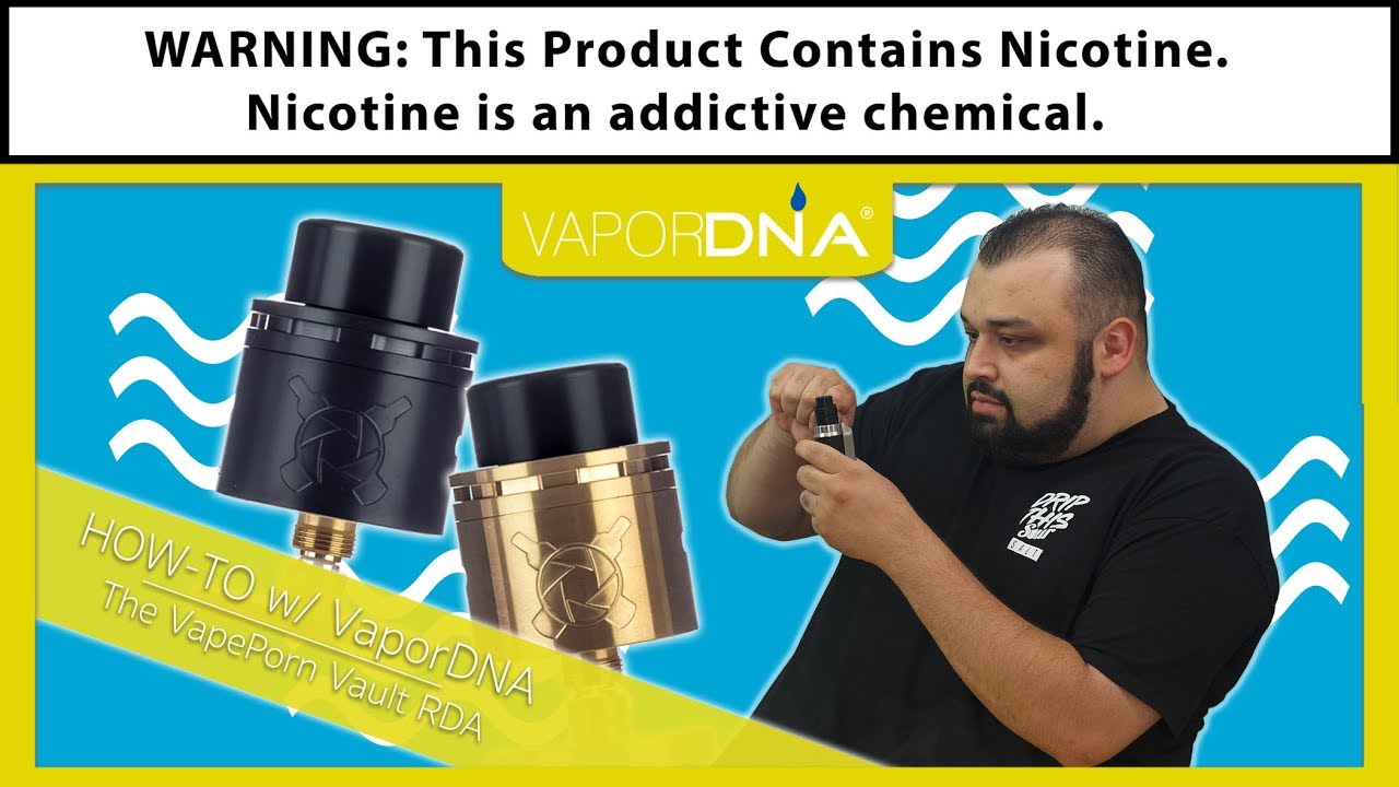 How-To With VaporDNA ~ The VapePorn  & Asmodus Collaboration Vault Squonk RDA