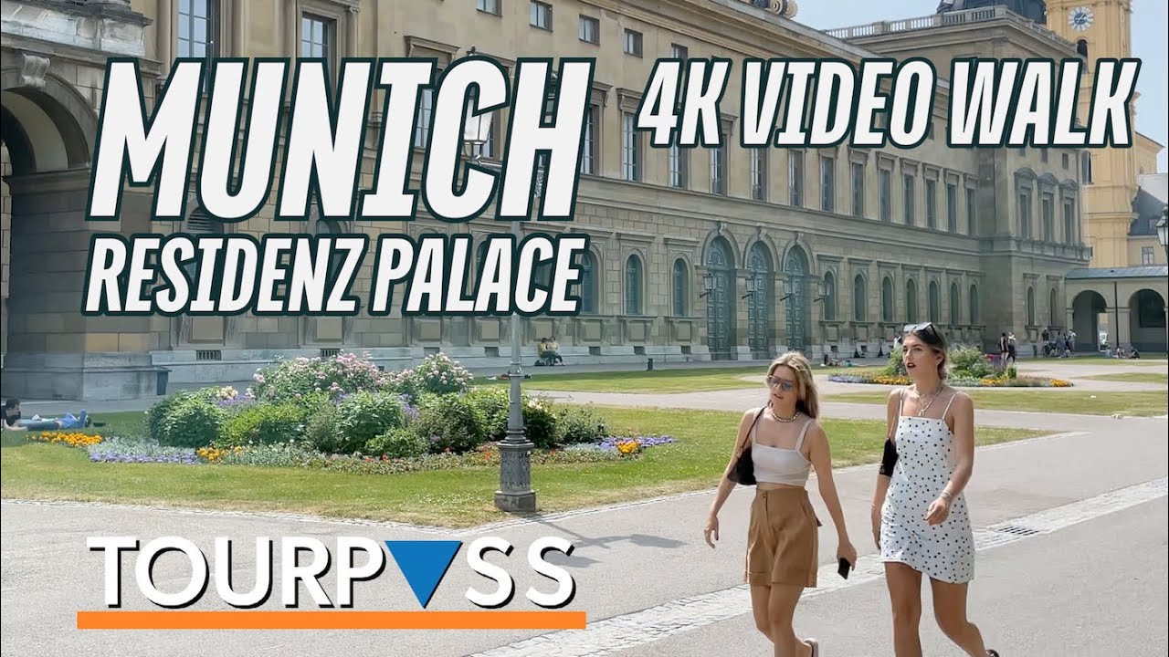 Munich, Germany 🇩🇪 Residenz Palace & Hofgarten Walking Tour | Royal Bavaria 4K