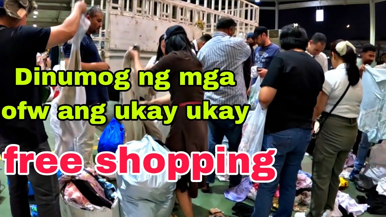 FREE SHOPPING‼️DINUMOG NG MGA OFW ANG MGA UKAY UKAY NA TINAPON NILA / DUMPSTER DIVING
