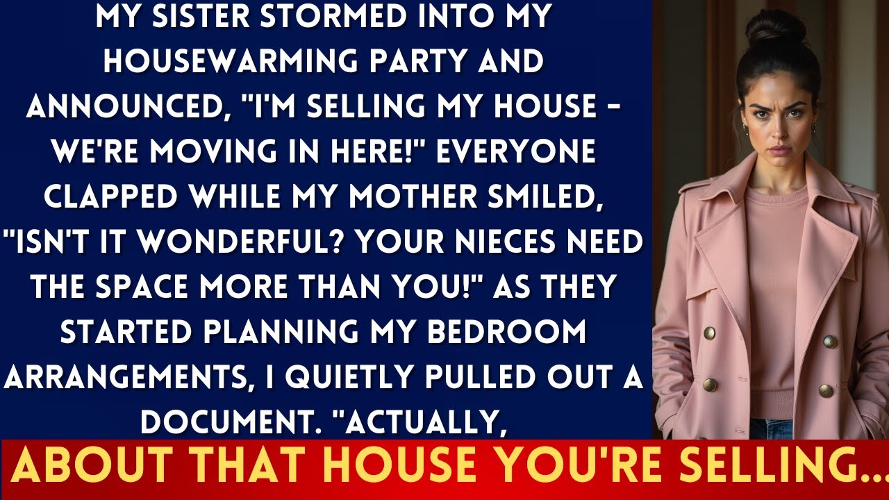 I Bought My Dream Home for $1.5M — At My Housewarming My Sister Announced She and Her 4 Kids Were...
