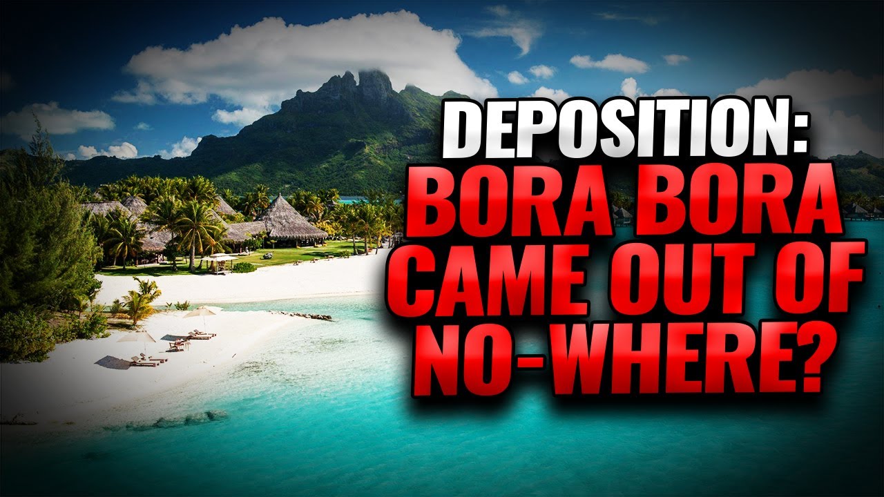 Truth about land formation (Bora Bora)