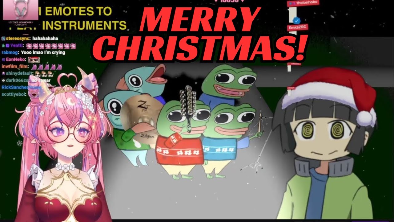 Mouse gets a Christmas Surprise from Shindig's Chat