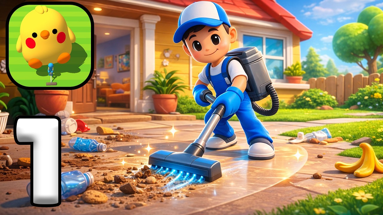 Clean All 3D Gameplay 🧼 Satisfying House Cleaning & Rewards Guide 💰 iOS Android Walkthrough Part 1