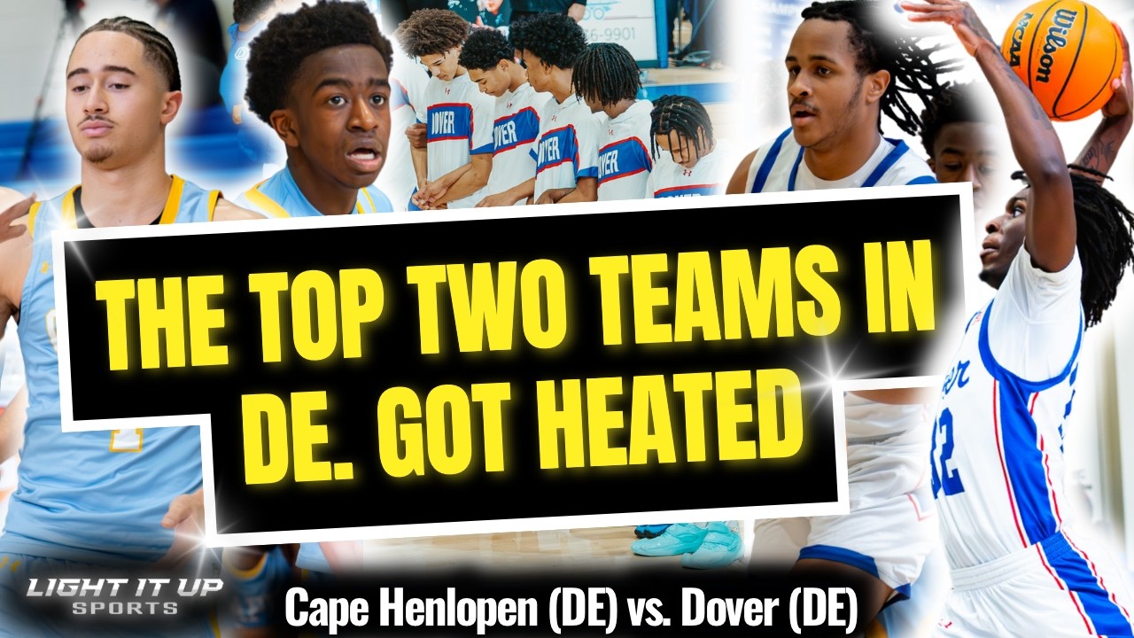 THE TOP TWO TEAMS IN DELAWARE GOT HEATED!! Cape Henlopen (DE) vs Dover (DE) - HS Basketball