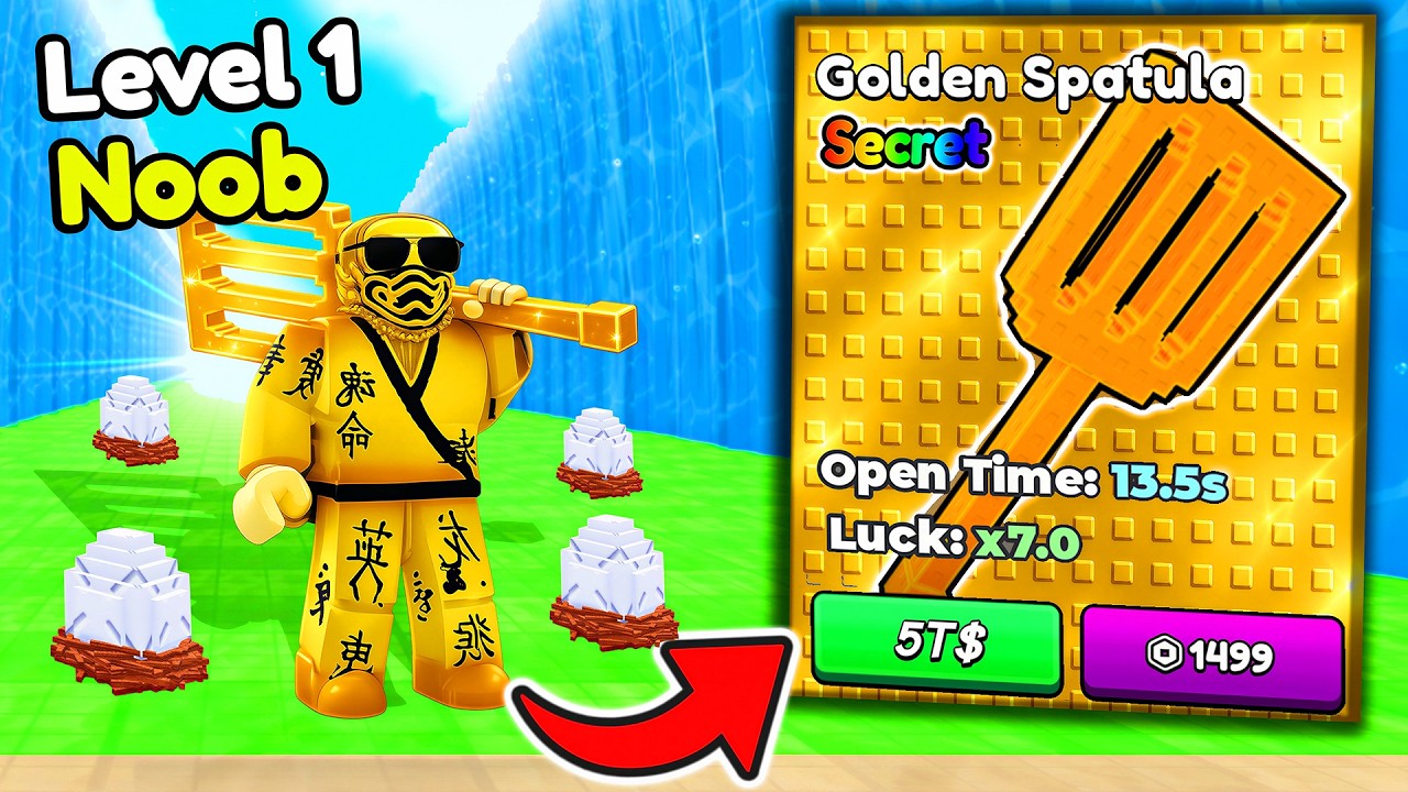 Starting Over as NOOB with GOLDEN SPATULA in Open Sea for Animals!