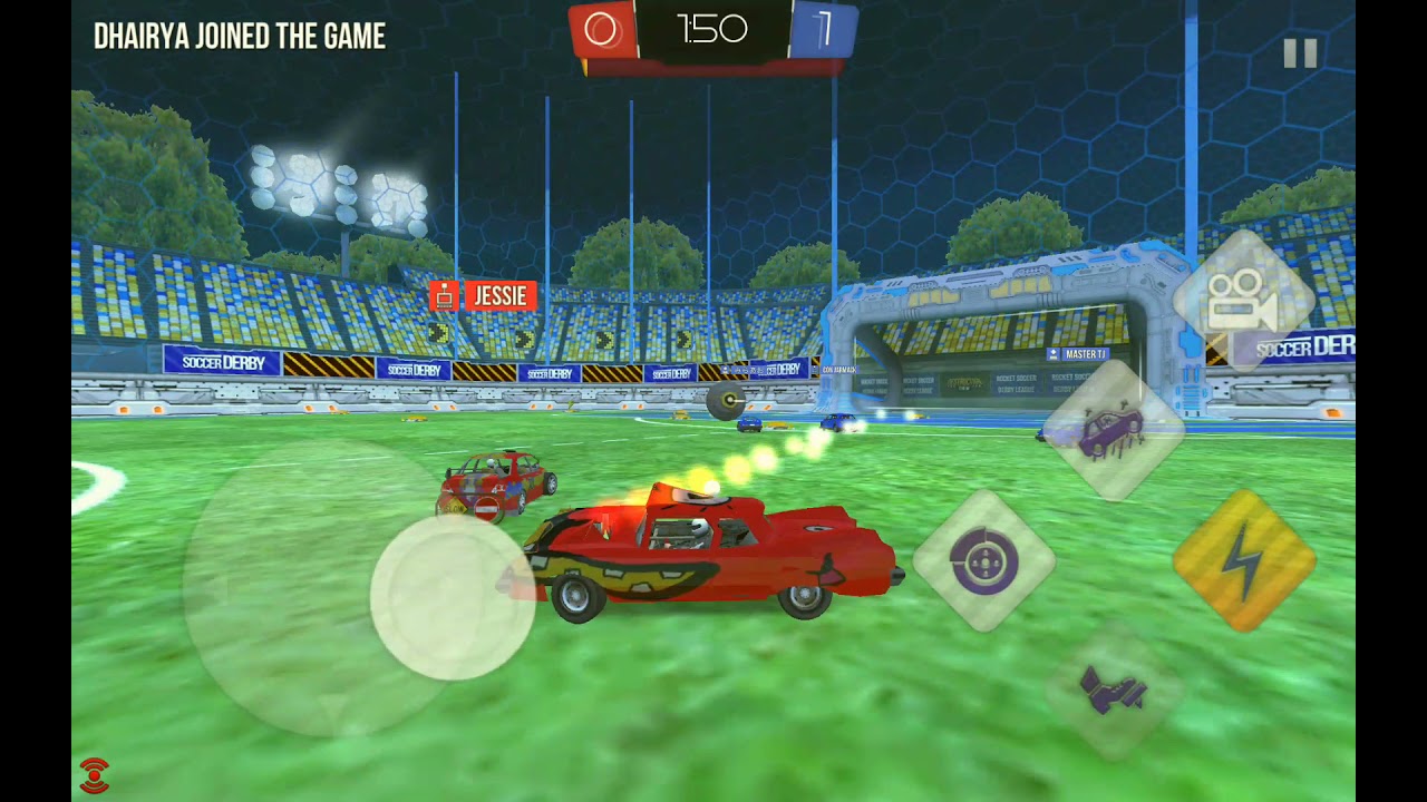 rocket soccer Derby gameplay (it was very hard)