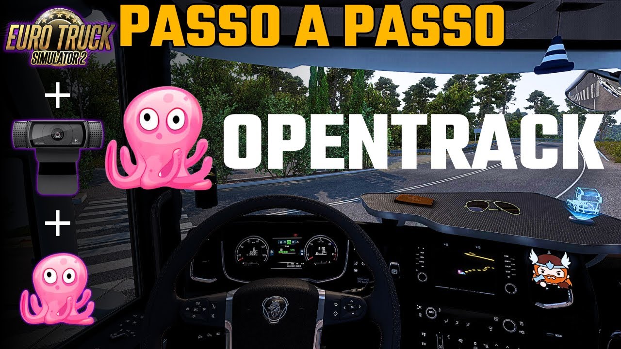 Webcam + OpenTrack = REALISMO TOTAL no ETS2 GRÁTIS
