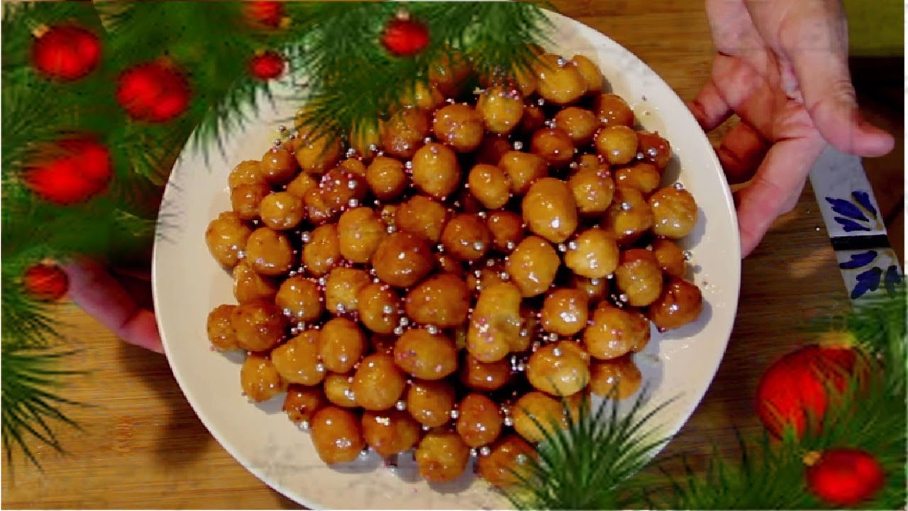Struffoli - Honey balls - Italian Christmas dessert (ENGLISH)
