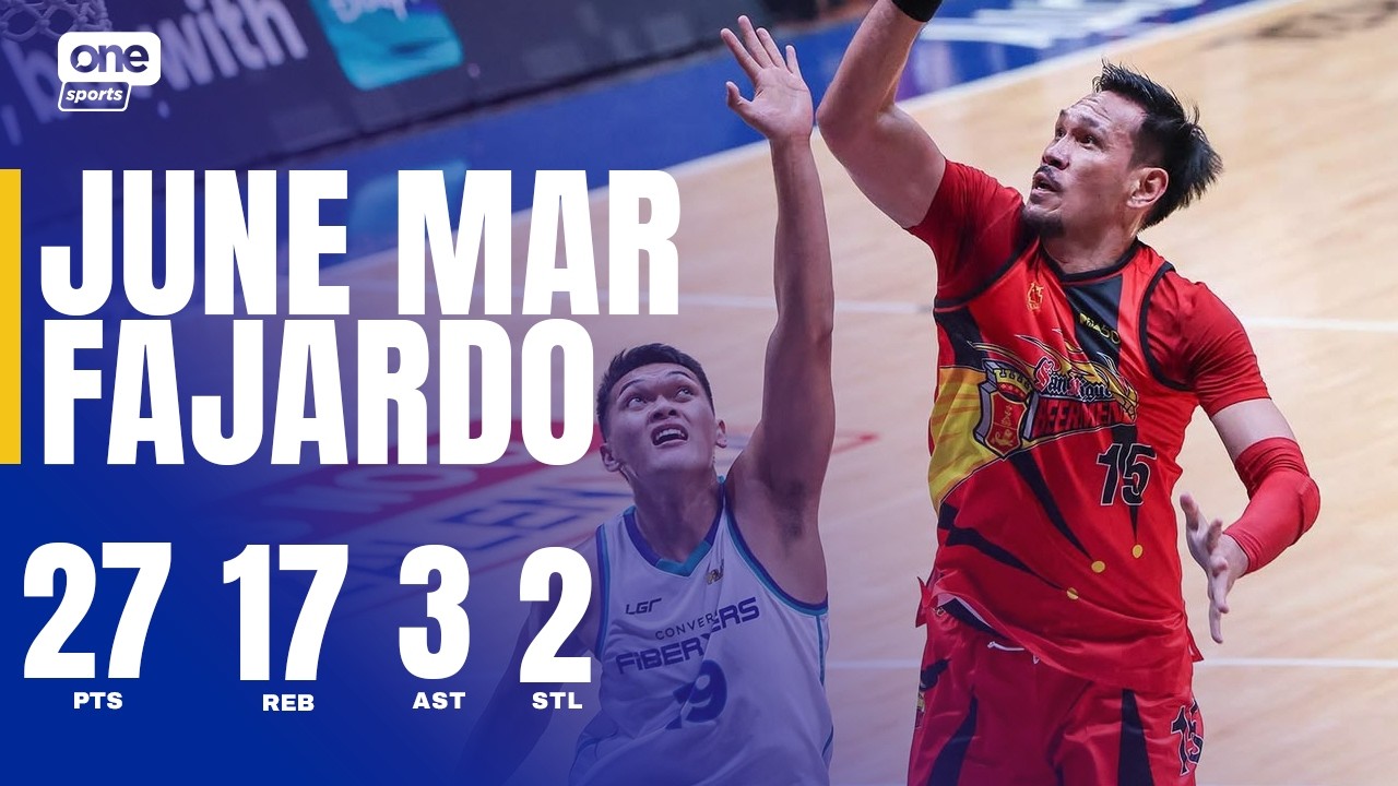 June Mar Fajardo SCORES DOUBLE-DOUBLE in San Miguel&rsquo;s first win | PBA SEASON 50 COMMISSIONER&rsquo;S CUP