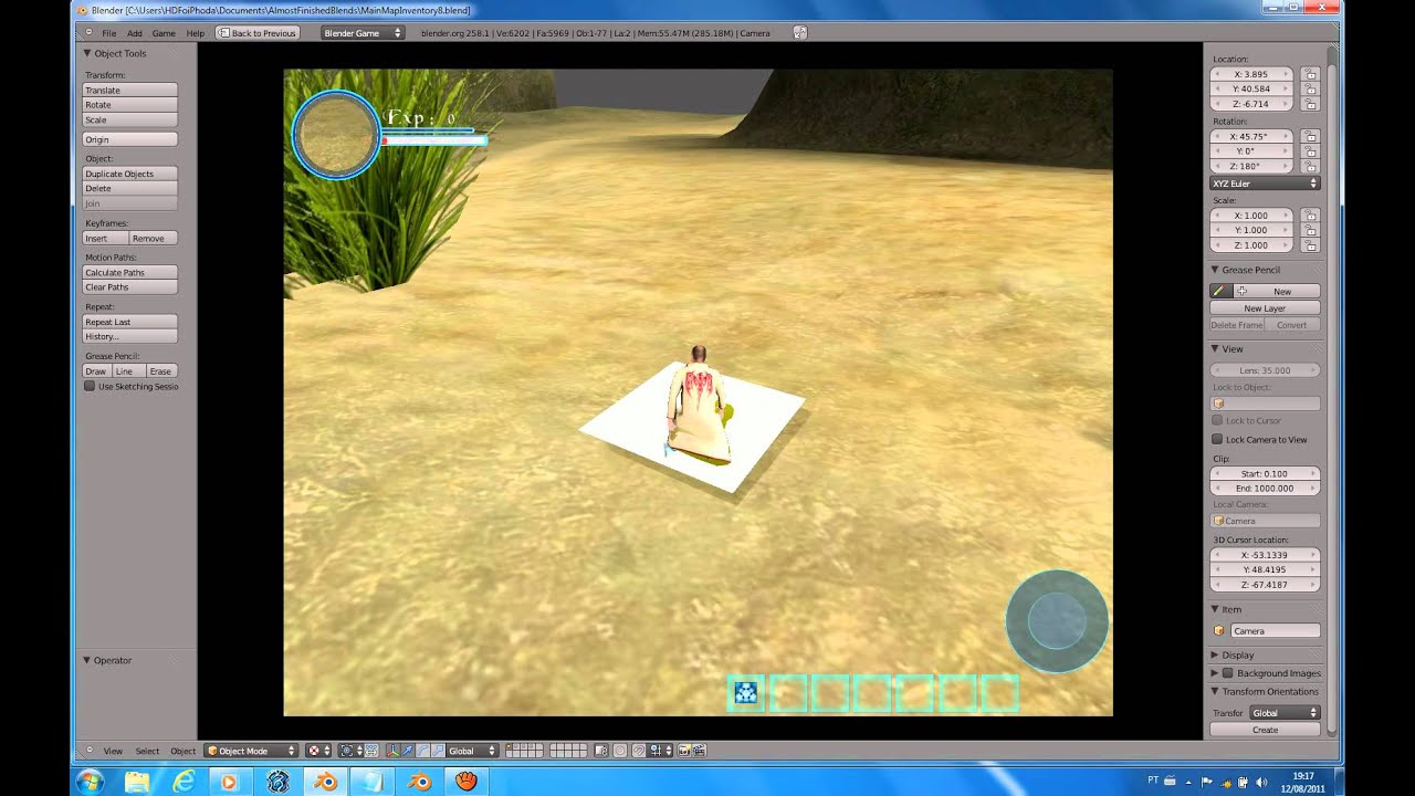 Inventory swap slots feature