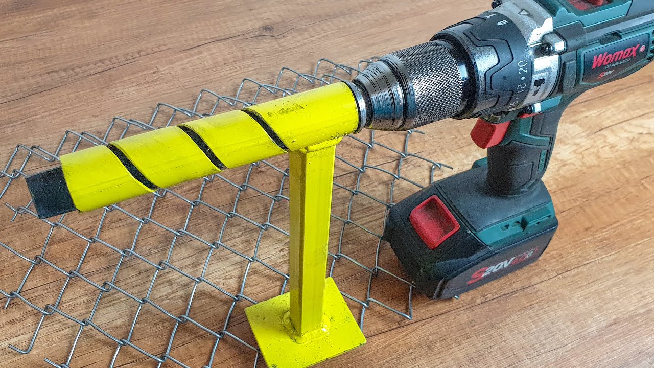 Build a DIY Fence Wire Netting Machine in 1 Day with Scrap