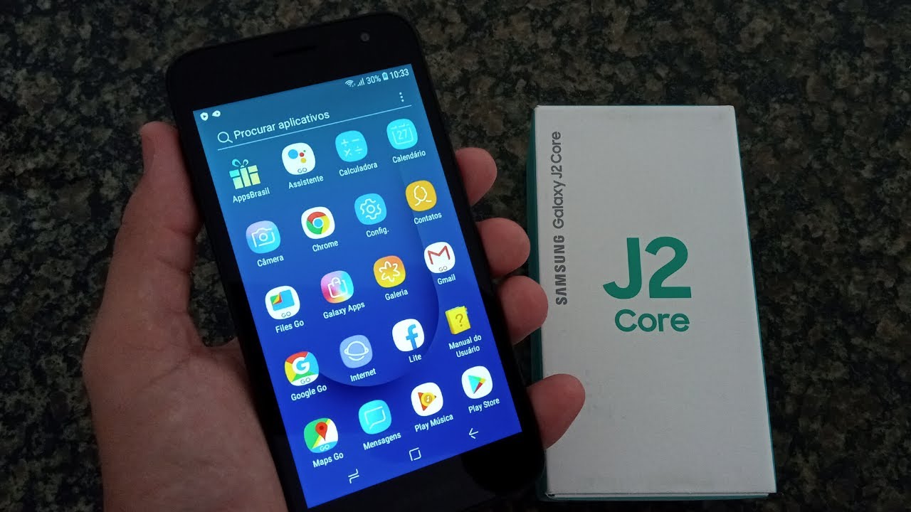 🔴Unboxing Samsung J2 Core Preto | Abrindo a Caixa