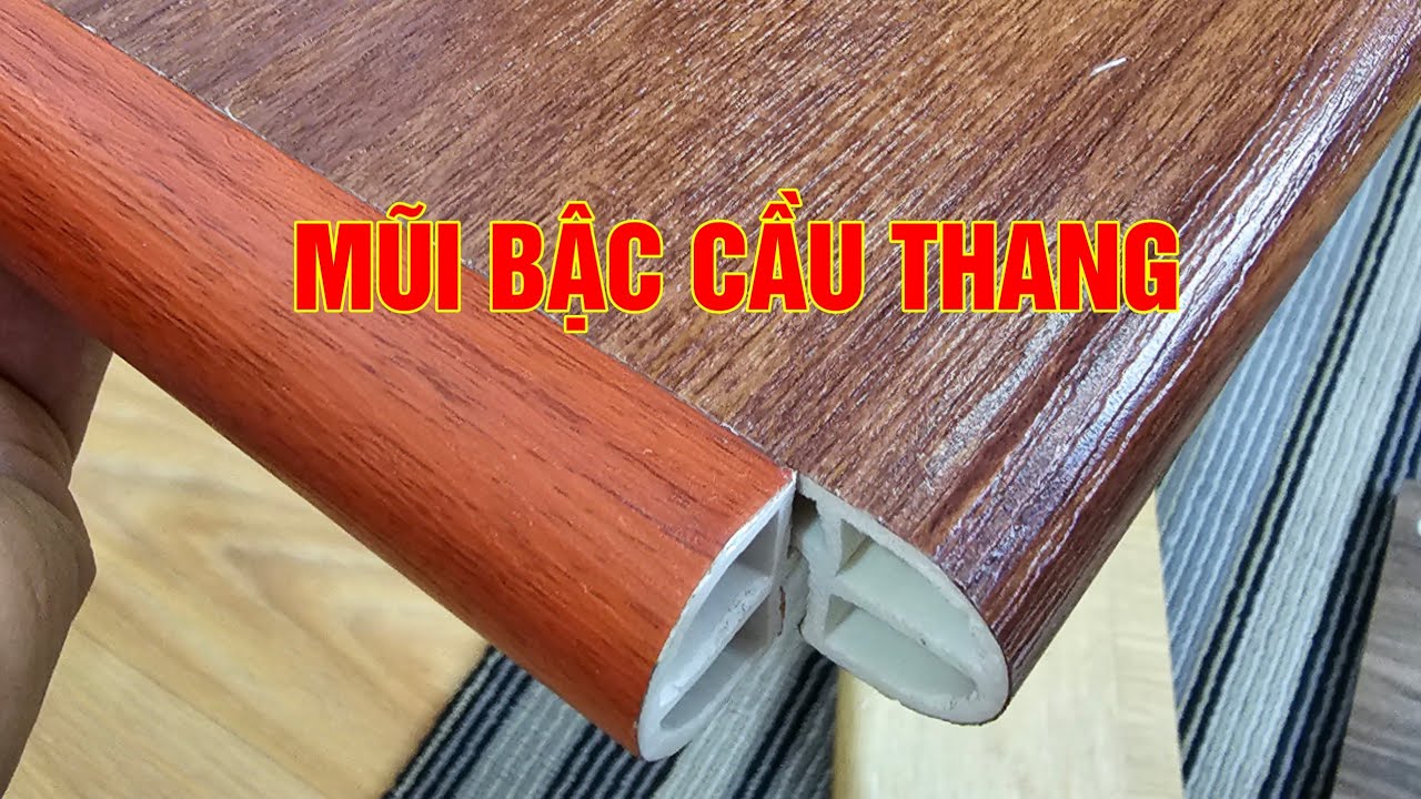 mặt bậc cầu thang nhựa vân gỗ | cầu thang nhựa