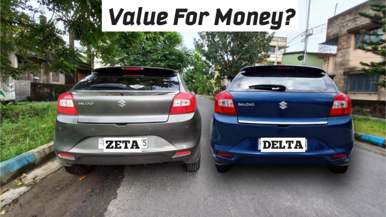 Baleno ZETA vs Baleno DELTA - Detailed Comparison