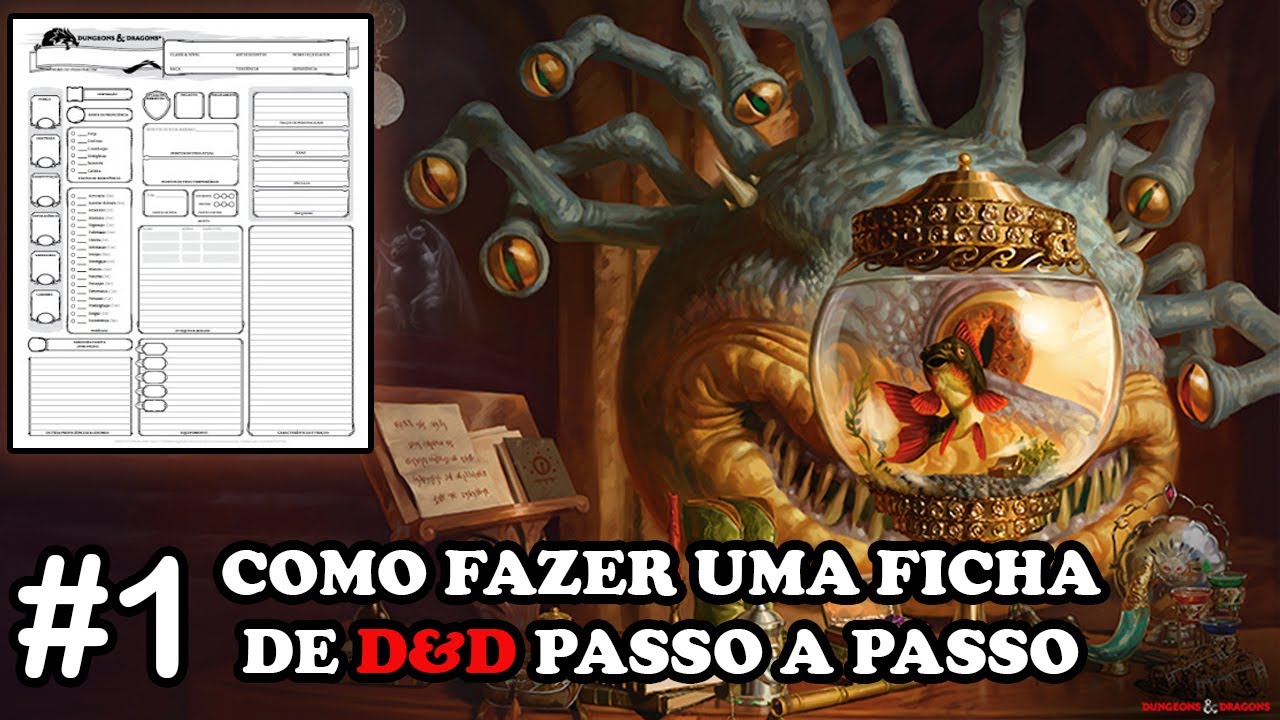 COMO FAZER UMA FICHA DE PERSONAGEM NO D&D 5e (parte 1)