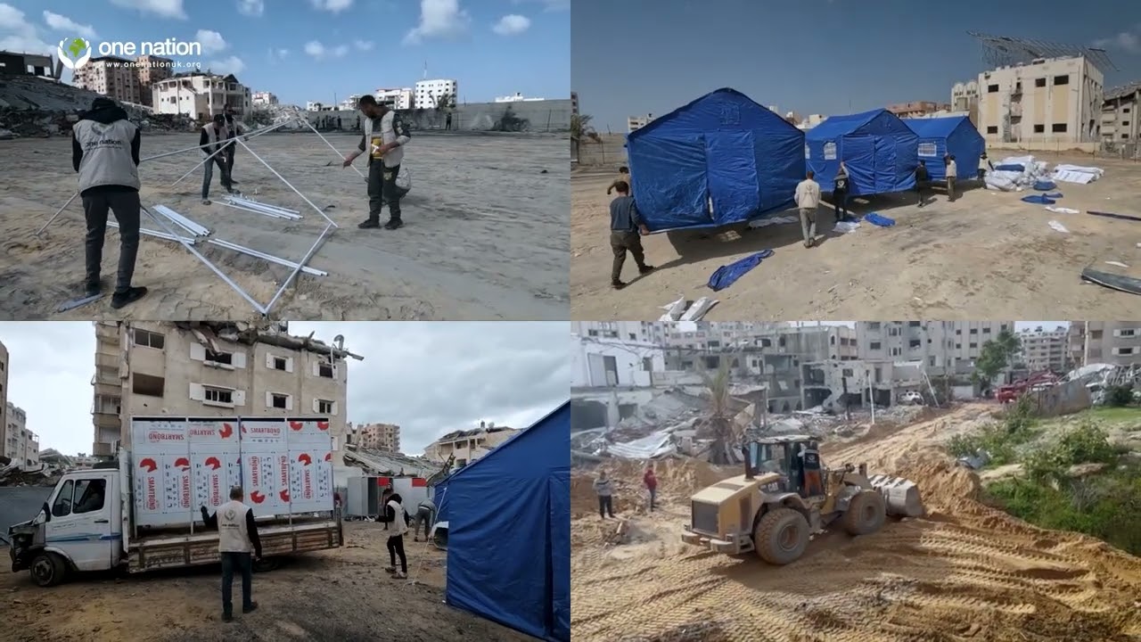 Rebuilding Lives: Gaza Shelter Village 🏠❤️