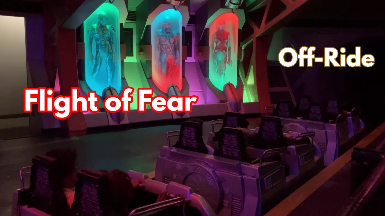Flight of Fear @ Kings Dominion | Off-Ride (Queue Line)