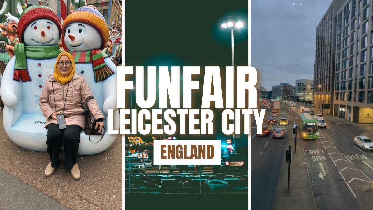FUNFAIR LEICESTER CITY ENGLAND @TitieAchmadyEngland #myyearonyoutube2025 #youtubepartnerperks #uktrip