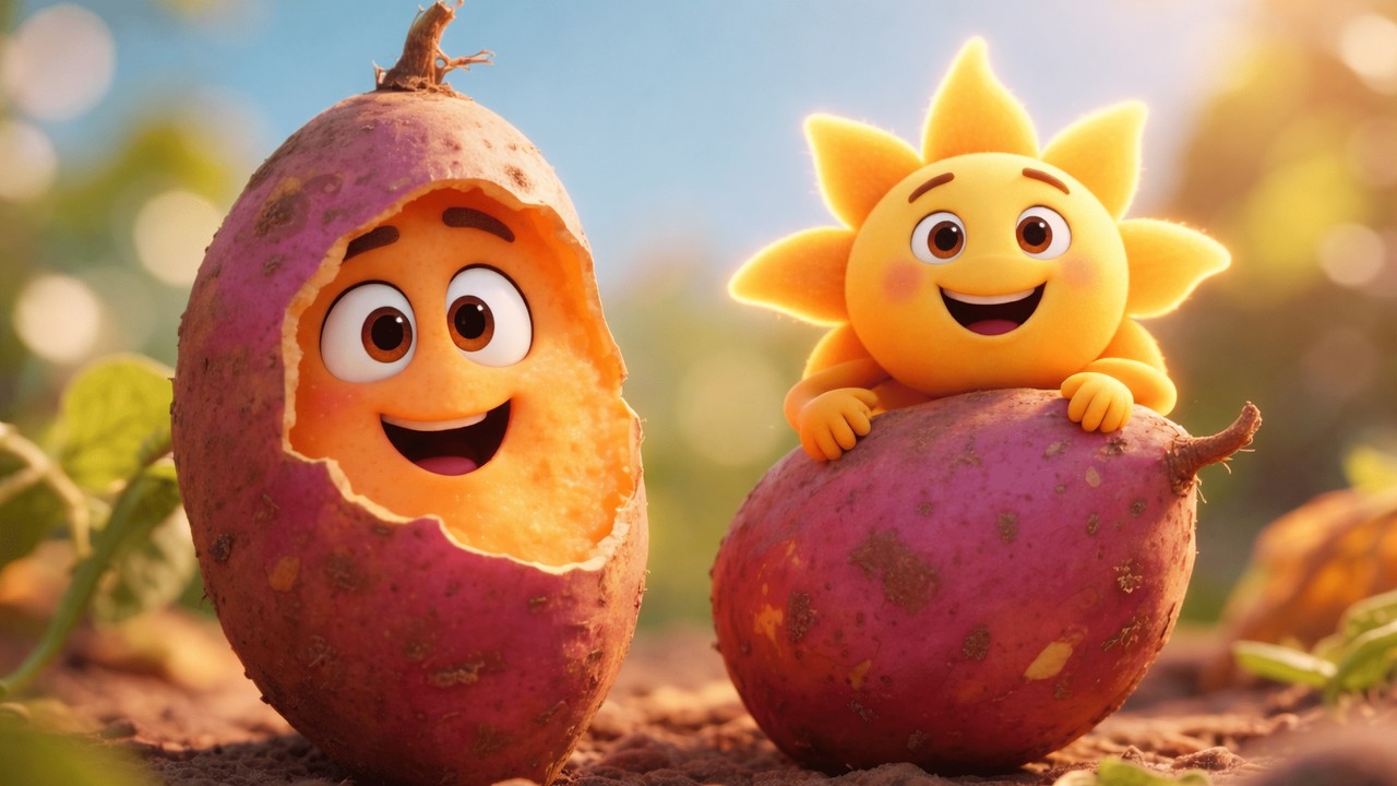 Sweet Potato Vegetable for Kids | Learn Sweet Potato | Kids Learning Academy