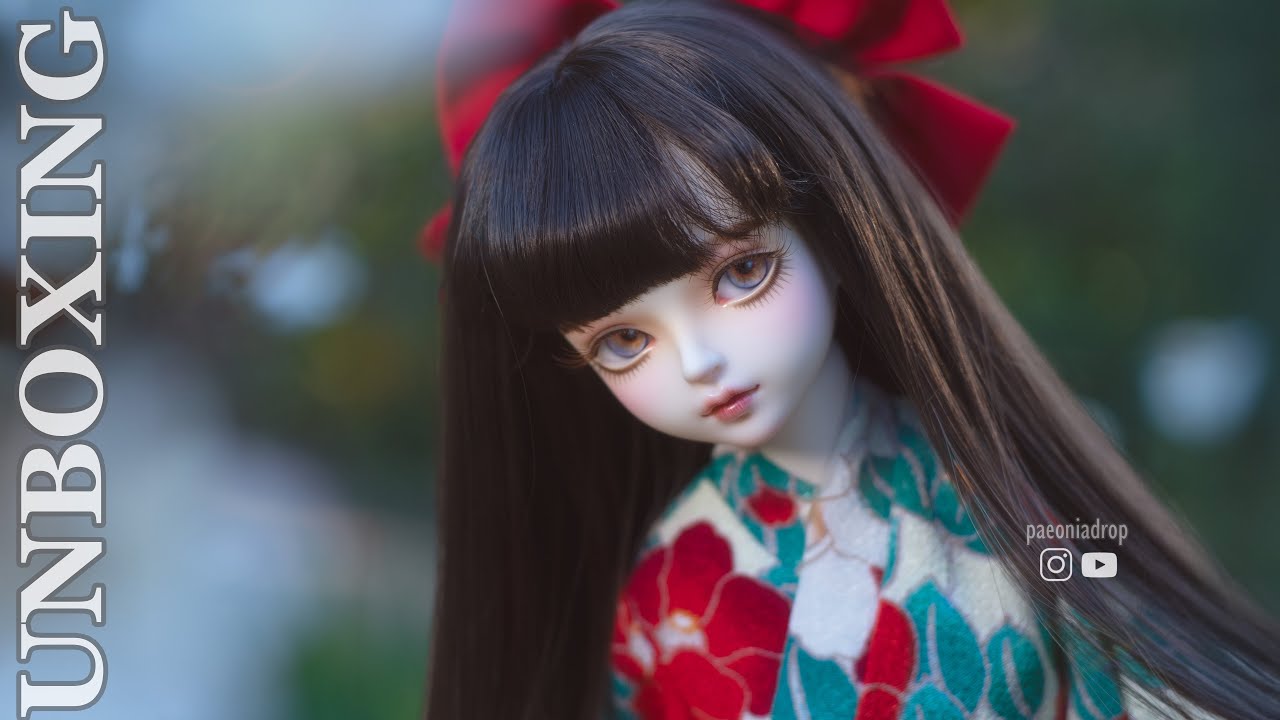DOLK x MYOU Taisho Era Delia - 1/4 BJD Box Opening/Unboxing & Dress Up ドール 着せ替え 인형 드레스 업