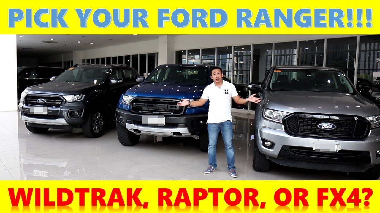 RANGER RAPTOR ИЛИ WILDTRAK ИЛИ FX4? БИТВА ТРЕХСТОРОННИХ ПИКАПОВ FORD!!