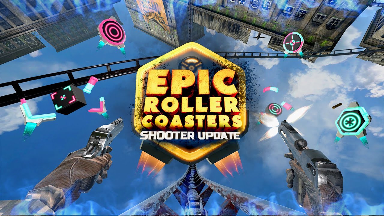 Shooter Bullseye: The new Epic Roller Coasters' game mode - Meta Quest 3 - SteamVR - PSVR2
