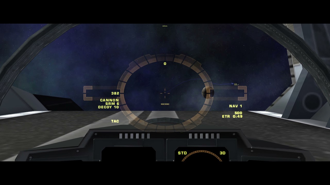 Starshatter - 'Training' - 1: INTRO + Basic Space Flight (TrackIR)