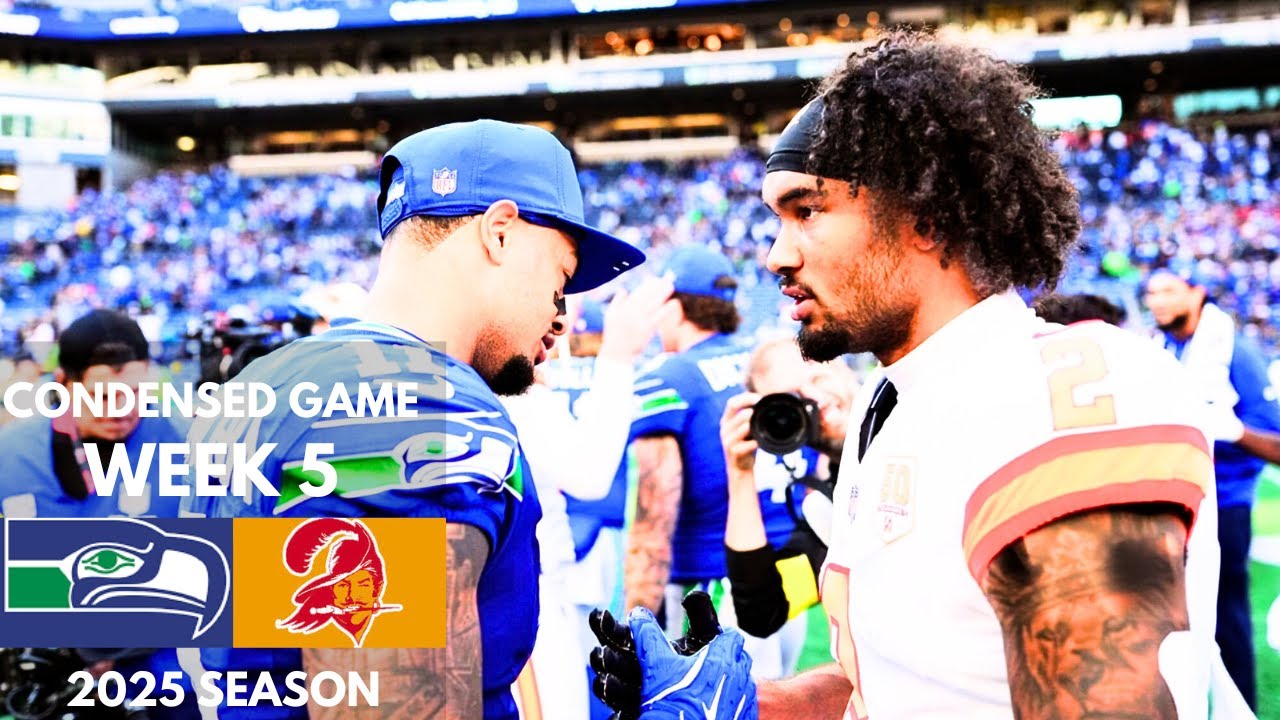 Seahawks vs Buccaneers 2025 Week 5 Condensed Game | NFL Highlights